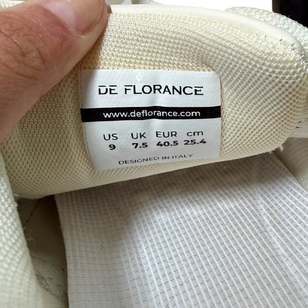 De Florance Vintage DF Cloudea Sneakers Shoes White Black 9‎ Women's